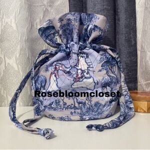 Christian Dior Around The World String Pouch